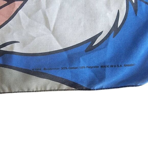 Vintage Looney Tunes Bugs Bunny Bandaroos 1996 Handkerchief Bandana Scarf - Picture 5 of 7